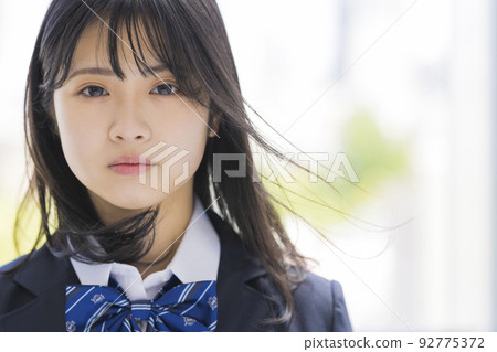 Schoolgirl in uniform High school junior high school Schoolgirl in uniform High school junior high school 92775372