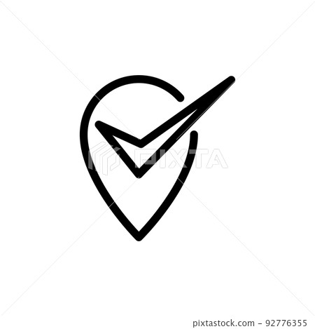 Illustration Vector Graphic of Pin Location Icon 92776355