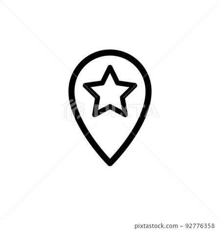 Illustration Vector Graphic of Pin Location Icon 92776358