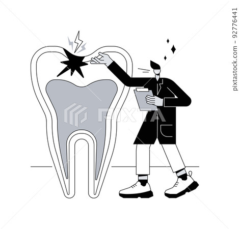 Dental treatment abstract concept vector illustration. Dental clinic, teeth care service, caries treatment tool, dentist chair, toothache emergency help, orthodontic procedure abstract metaphor. Dental treatment abstract concept vector illustration. Dental clinic, teeth care service, caries treatment tool, dentist chair, toothache emergency help, orthodontic procedure abstract metaphor. 92776441