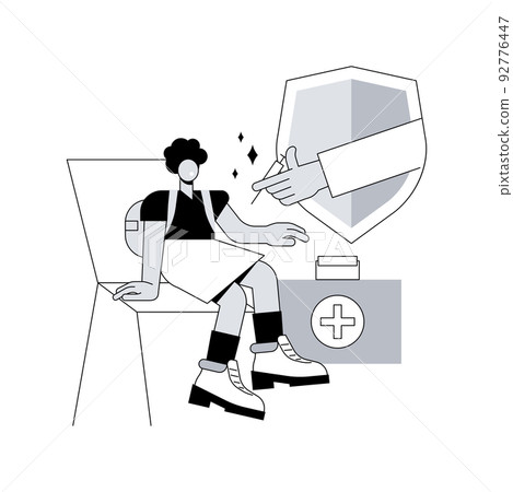 Vaccination of preteens and teens abstract concept vector illustration. Older children immunization, vaccination of teens and preteens, prevent kids from infectious diseases abstract metaphor. Vaccination of preteens and teens abstract concept vector illustration. Older children immunization, vaccination of teens and preteens, prevent kids from infectious diseases abstract metaphor. 92776447