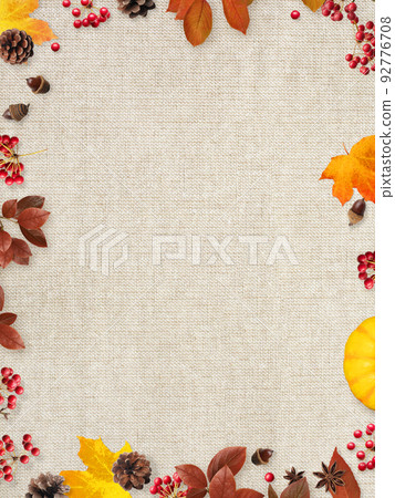 Material with the image of autumn Material with the image of autumn 92776708