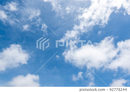 藍天雲彩背景材料圖像 藍天雲彩背景材料圖像 92778244
