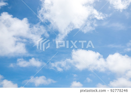 藍天雲彩背景材料圖像 92778246