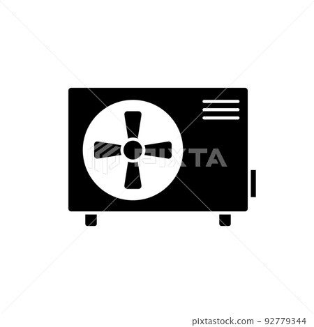 Illustration Vector graphic of air conditioner icon Illustration Vector graphic of air conditioner icon 92779344