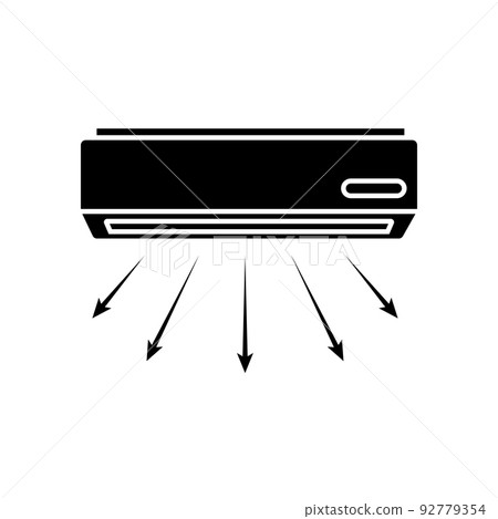 Illustration Vector graphic of air conditioner icon Illustration Vector graphic of air conditioner icon 92779354