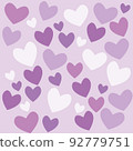 Heart message material 92779751