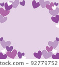 Heart message material 92779752
