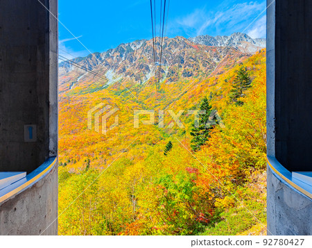 秋季立山黑部阿爾卑斯山脈路線(從黑部平到大觀峰) 秋季立山黑部阿爾卑斯山脈路線(從黑部平到大觀峰) 92780427