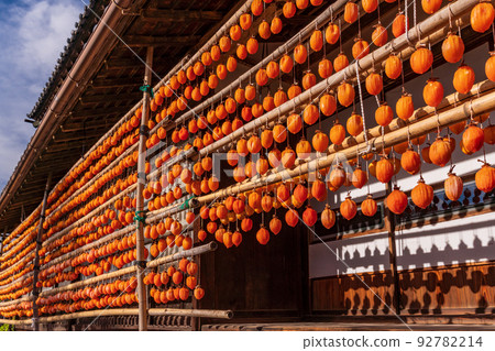 （山梨縣）Korokakinosato，私人住宅的柿子乾 92782214