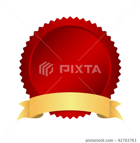 Medal icon template illustration (character space) 92783761