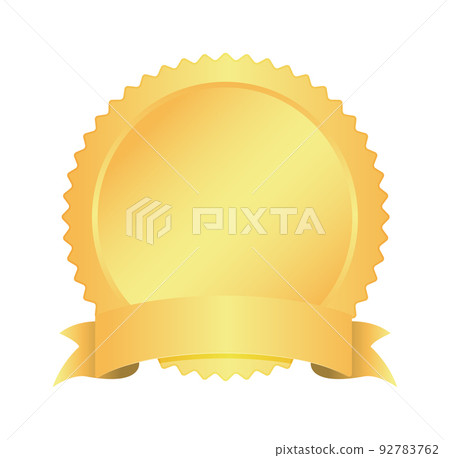 Medal icon template illustration (character space) Medal icon template illustration (character space) 92783762