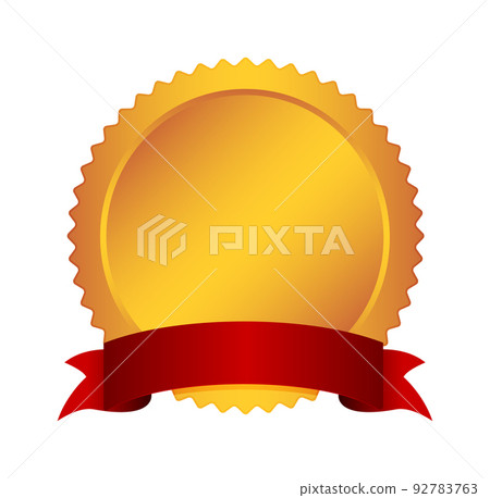 Medal icon template illustration (character space) Medal icon template illustration (character space) 92783763