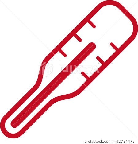 Thermometer icon illustration Thermometer icon illustration 92784475