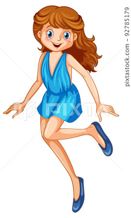 Beauty fairy on a white background Beauty fairy on a white background 92785179