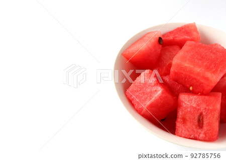 Skinless Cut Watermelon Block Cut Skinless Cut Watermelon Block Cut 92785756