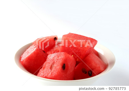Skinless Cut Watermelon Block Cut Skinless Cut Watermelon Block Cut 92785773