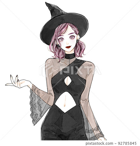 女巫服裝的女人 92785845