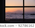 [Manase bus stop] Mt. Fuji and sunset 92786162