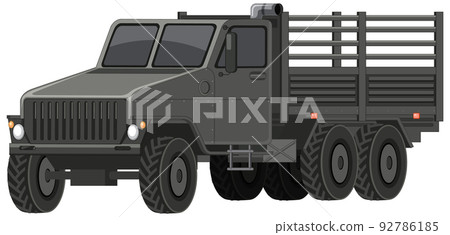 Military vehicle on white background Military vehicle on white background 92786185