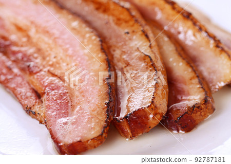 Grilled bacon 92787181