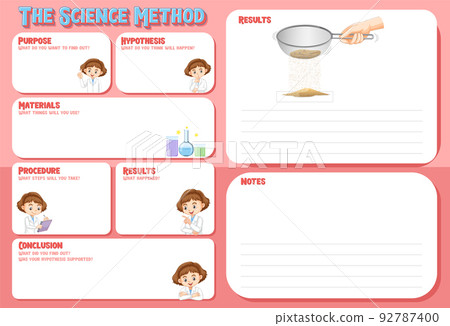 The science method worksheet for children 92787400