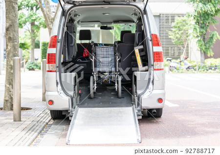 Welfare vehicle Wheelchair Visiting nursing care car 92788717