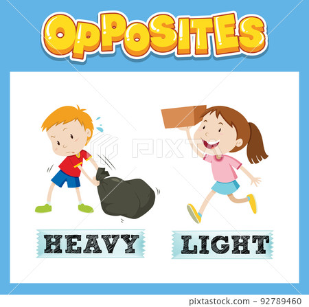Opposite English words for kids Opposite English words for kids 92789460
