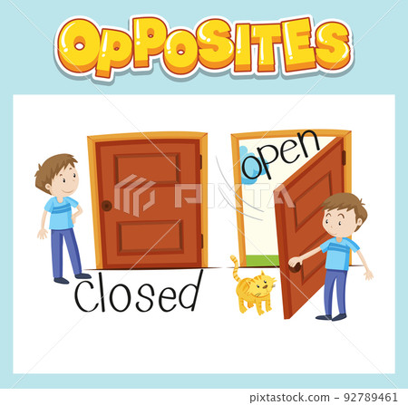 Opposite English words for kids Opposite English words for kids 92789461