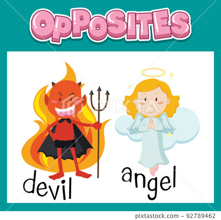 Opposite English words for kids Opposite English words for kids 92789462