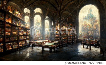 Painting style library fantasy empire board game 92789900