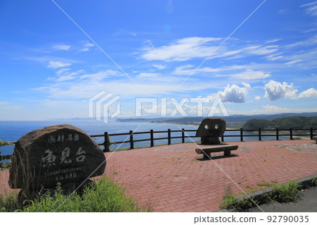 View of the Sea of Japan from Uomidai [Ketakacho, Tottori City, Tottori Prefecture] 92790035