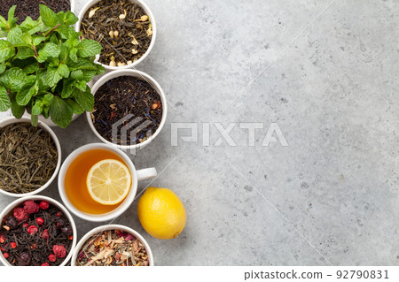 Various dried tea 92790831