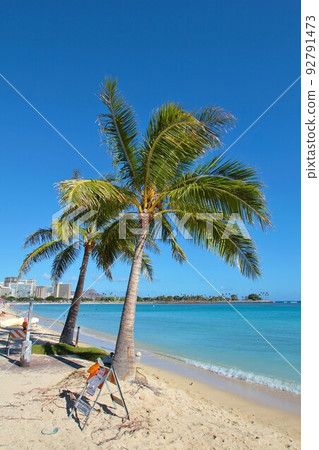 夏威夷威基基海灘(美國夏威夷) 夏威夷威基基海灘(美國夏威夷) 92791473