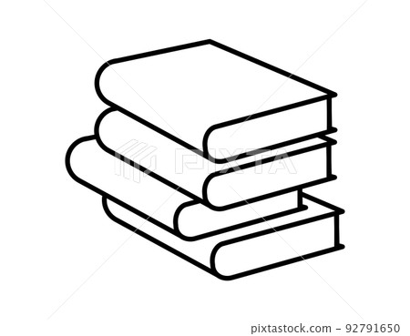 一本書教科書參考書的矢量插圖 一本書教科書參考書的矢量插圖 92791650
