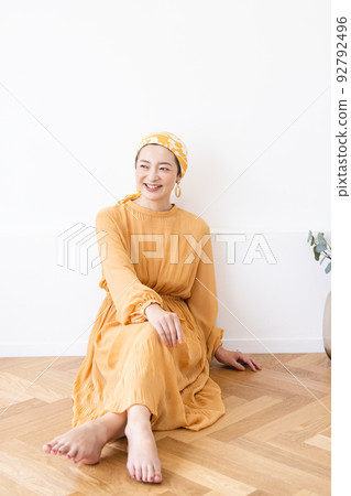 中年女子肖像 92792496
