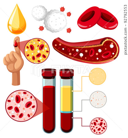 Set of equipment needed for science experiment 92792553