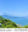 Mt. Fuji seen from Satsuki Pass 92792640