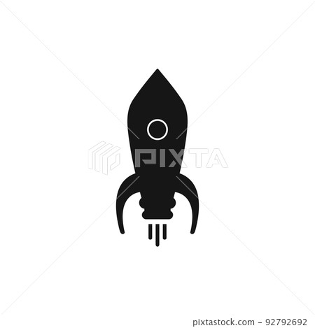 Rocket Icon. Editable Vector EPS Symbol Illustration. 92792692