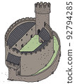 The old stone castle 92794285