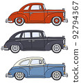 Three classic cars 92794367