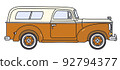 The retro off road station wagon 92794377