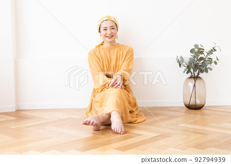 中年女子肖像 92794939