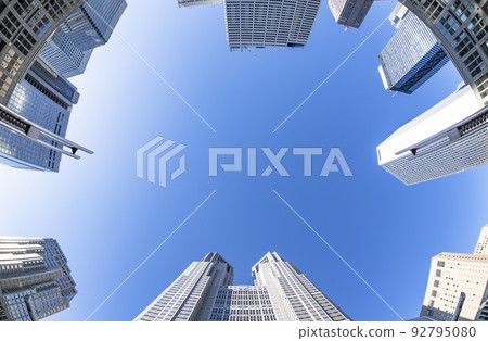 東京新宿區：東京都廳舍和西新宿辦公樓 92795080