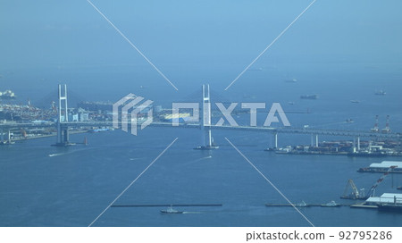 從地標塔看橫濱港 92795286