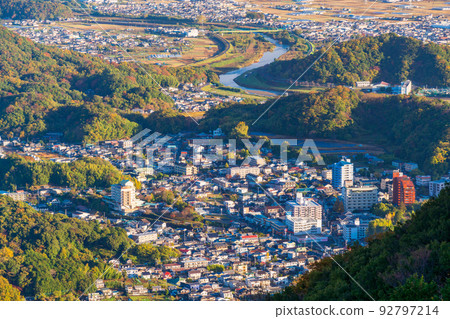 (Shizuoka Prefecture) Izu Nagaoka hot spring town seen from Izu Panorama Park (Shizuoka Prefecture) Izu Nagaoka hot spring town seen from Izu Panorama Park 92797214