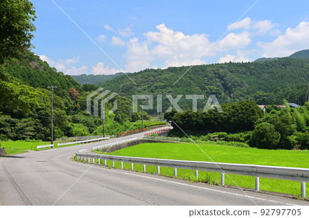 鄉間小路,小山町桑木的風景 鄉間小路,小山町桑木的風景 92797705