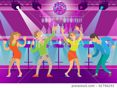 People Having Fun on Dance Floor, Clubbing Man People Having Fun on Dance Floor, Clubbing Man 92798293