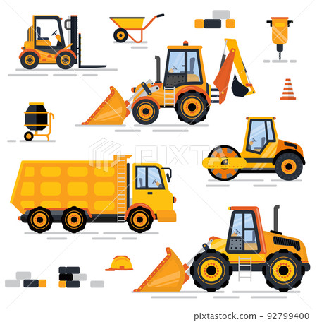 Engineering Vehicle, Building Equipment Vector Engineering Vehicle, Building Equipment Vector 92799400