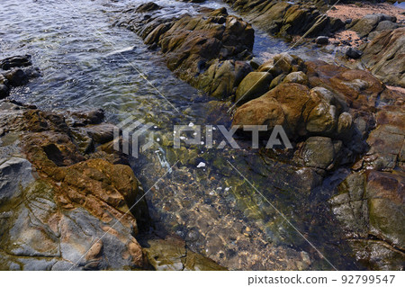 Cretaceous layer of the Hiraiso coast 92799547